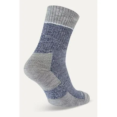 Sealskinz Thurton Quck Dry Mid Length Socks - Blue/Grey