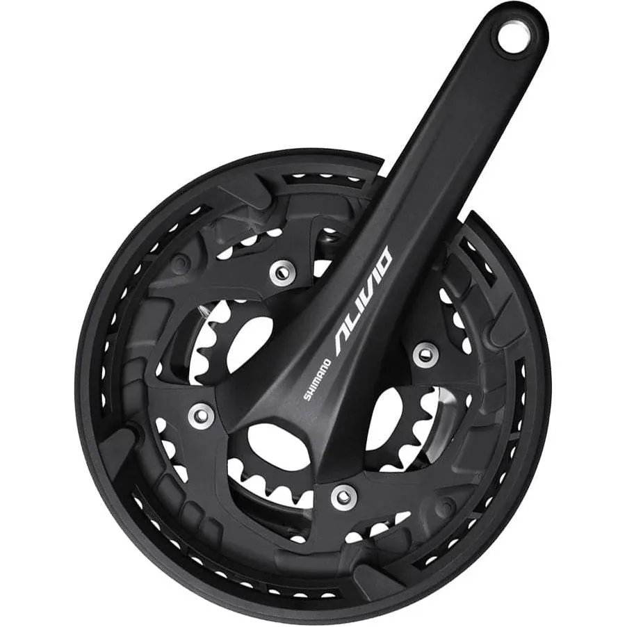 SHIMANO FC-T4060 ALIVIO 2-PIECE CHAINSET, 48/36/26T, BLACK, 170 MM, WITH CHAINGUARD
