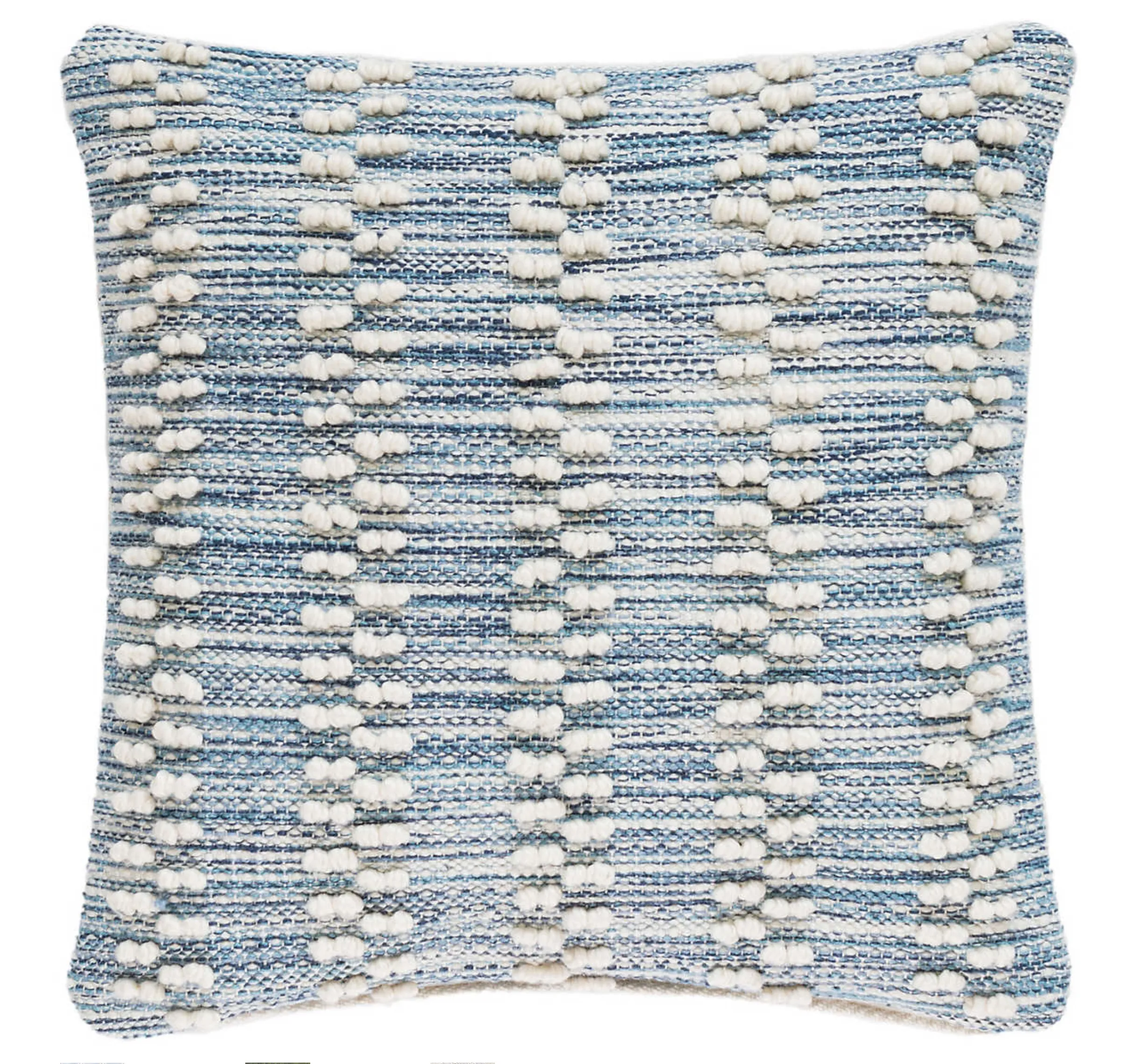 Sky Stripe Blue Indoor/Outdoor Pillow