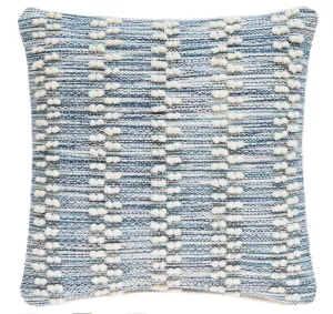 Sky Stripe Blue Indoor/Outdoor Pillow