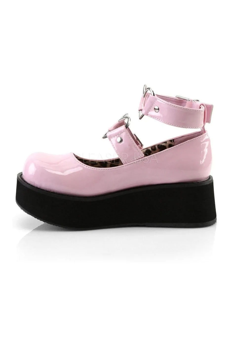 SPRITE-02 Demonia Mary Jane | Pink Patent