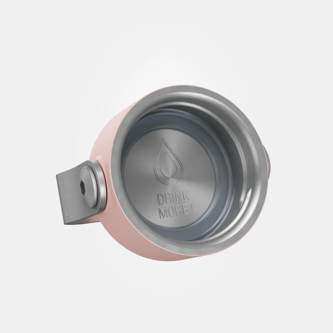 Stainless Steel Water Bottle with Screw Cap for Hiking 0.6L