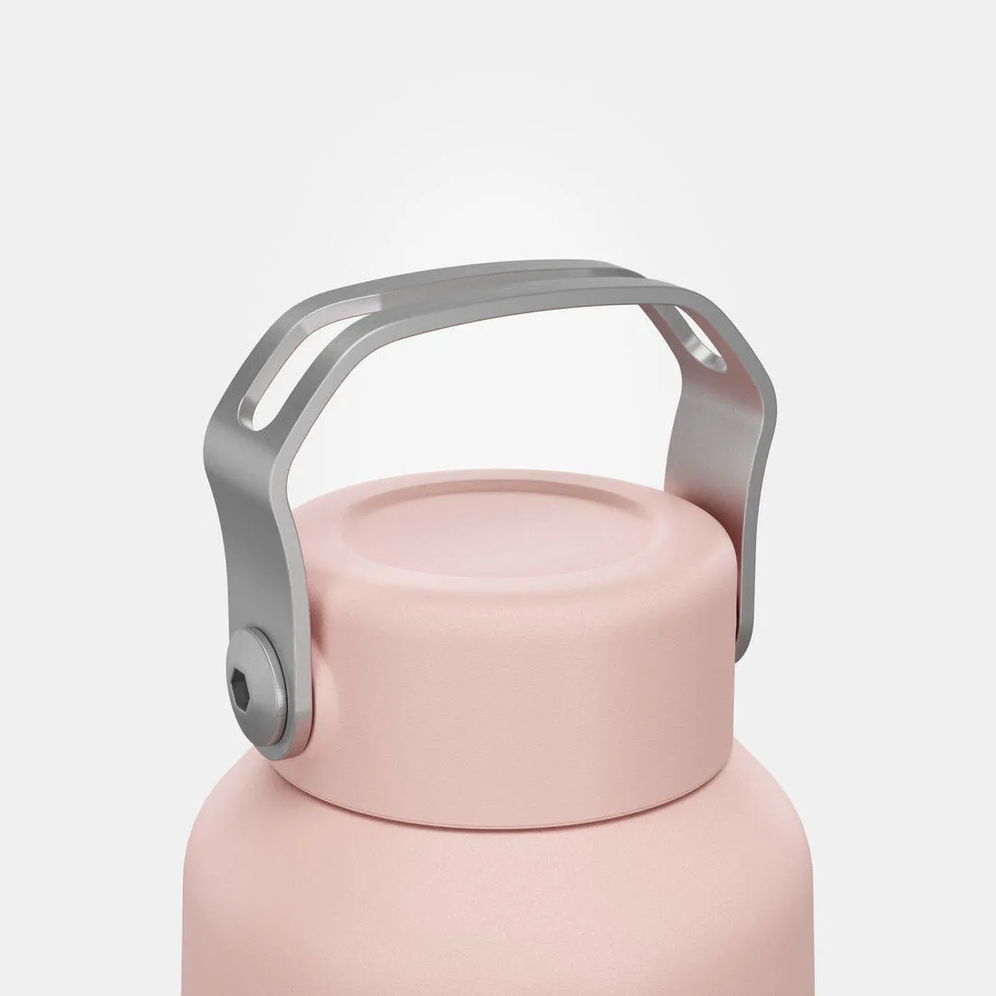 Stainless Steel Water Bottle with Screw Cap for Hiking 0.6L