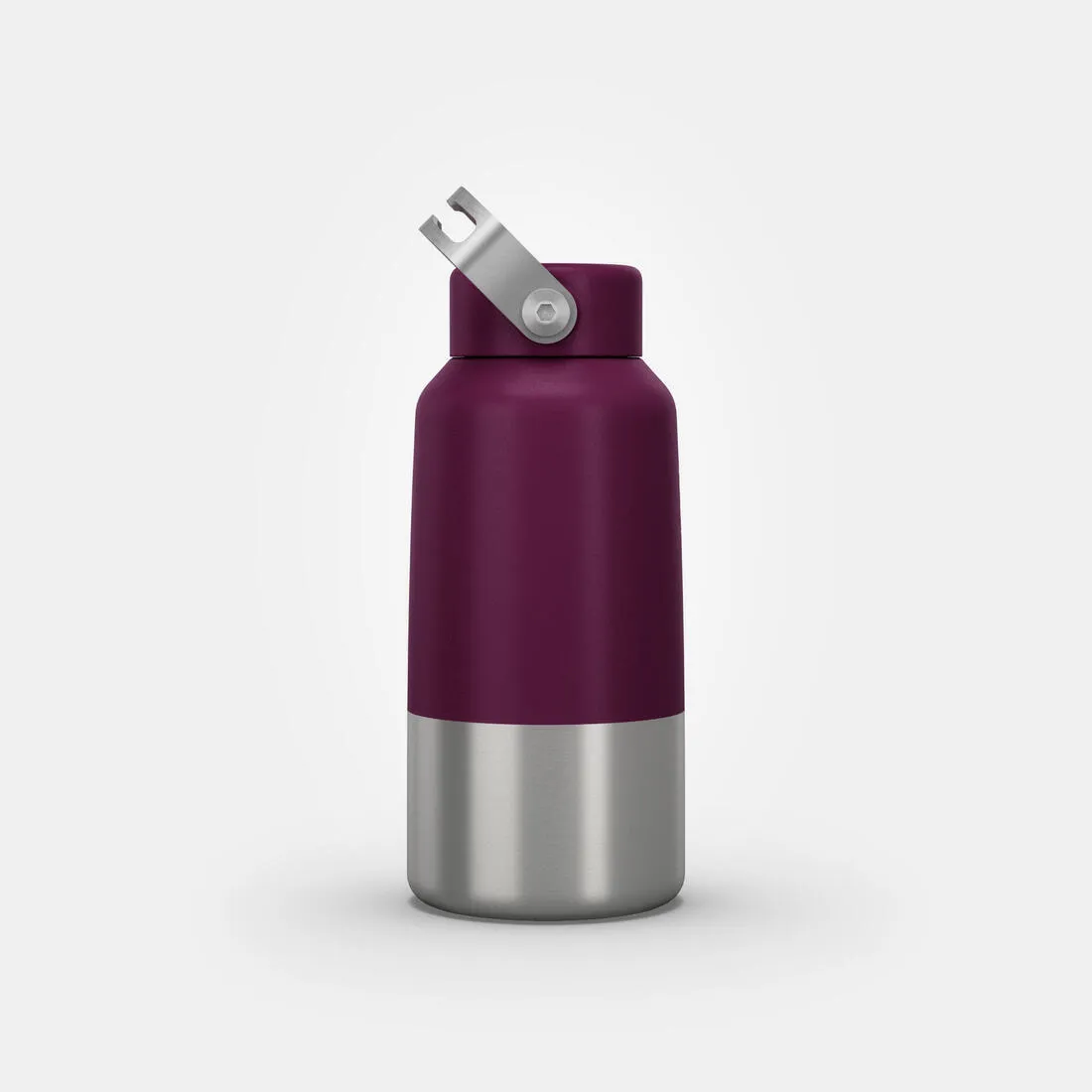 Stainless Steel Water Bottle with Screw Cap for Hiking 0.6L
