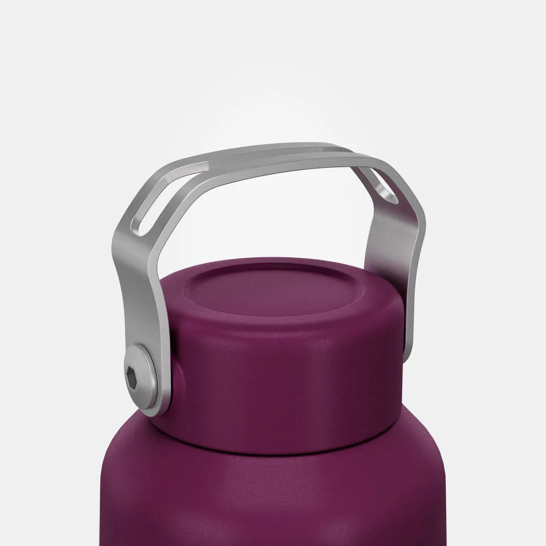 Stainless Steel Water Bottle with Screw Cap for Hiking 0.6L