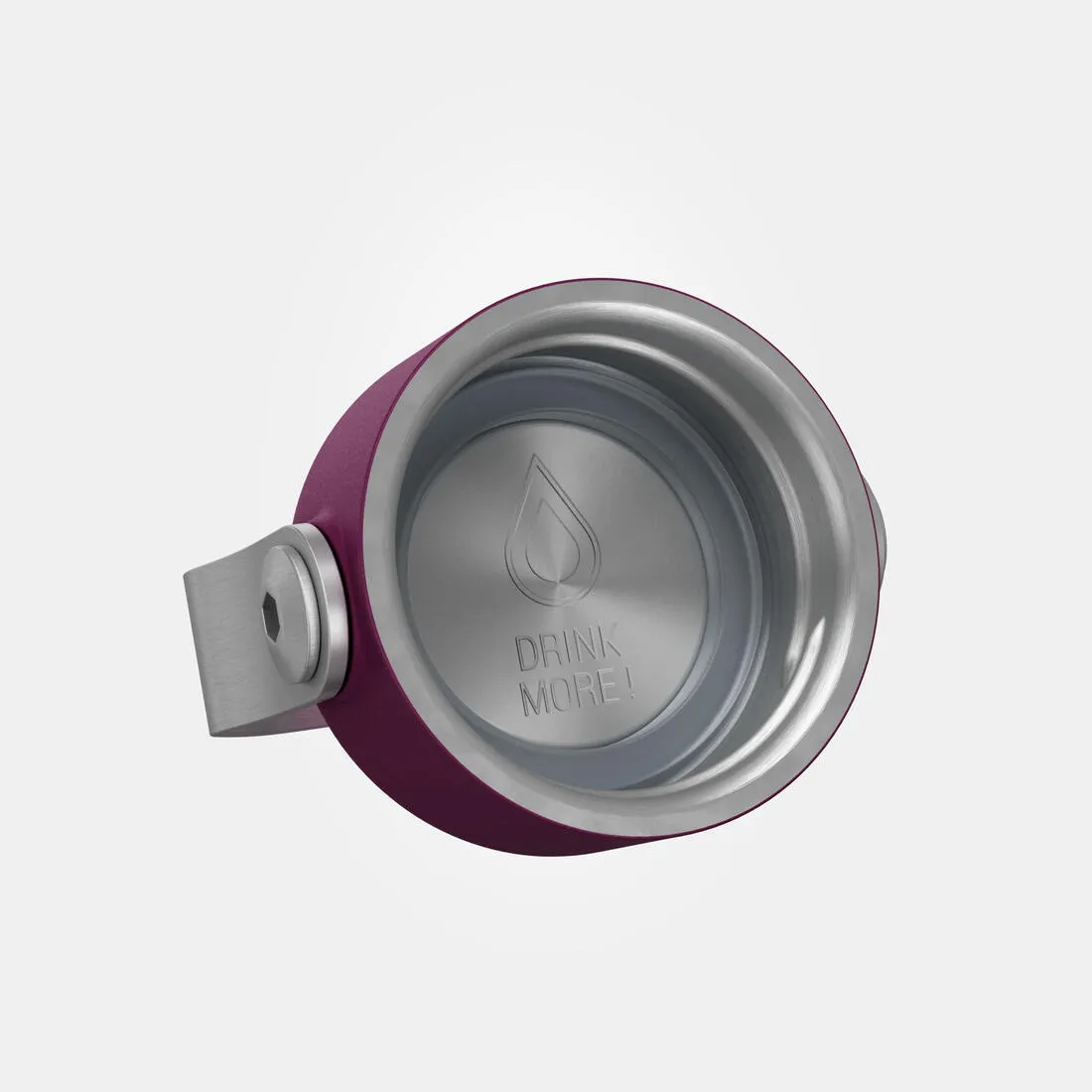 Stainless Steel Water Bottle with Screw Cap for Hiking 0.6L