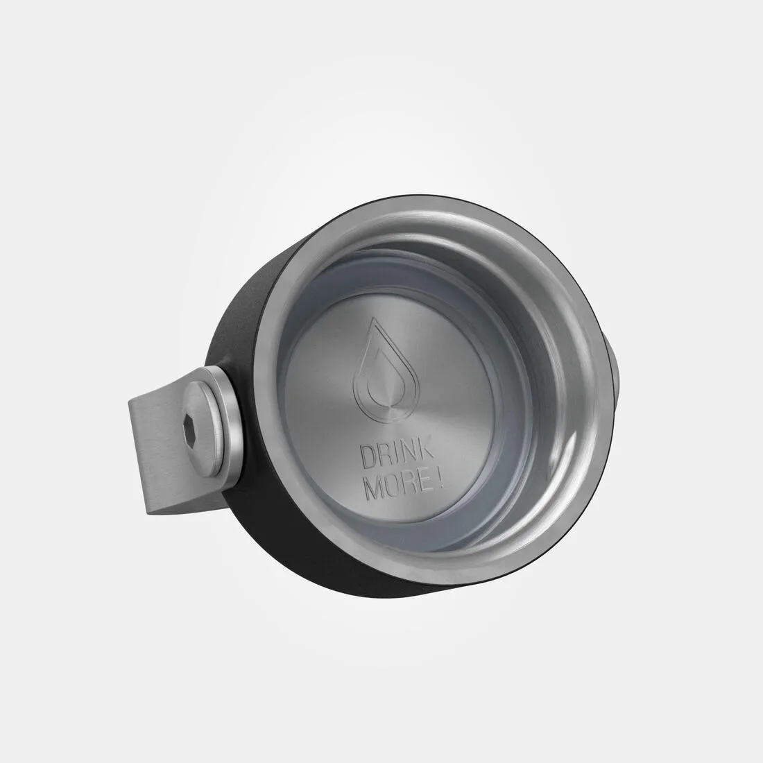 Stainless Steel Water Bottle with Screw Cap for Hiking 0.6L