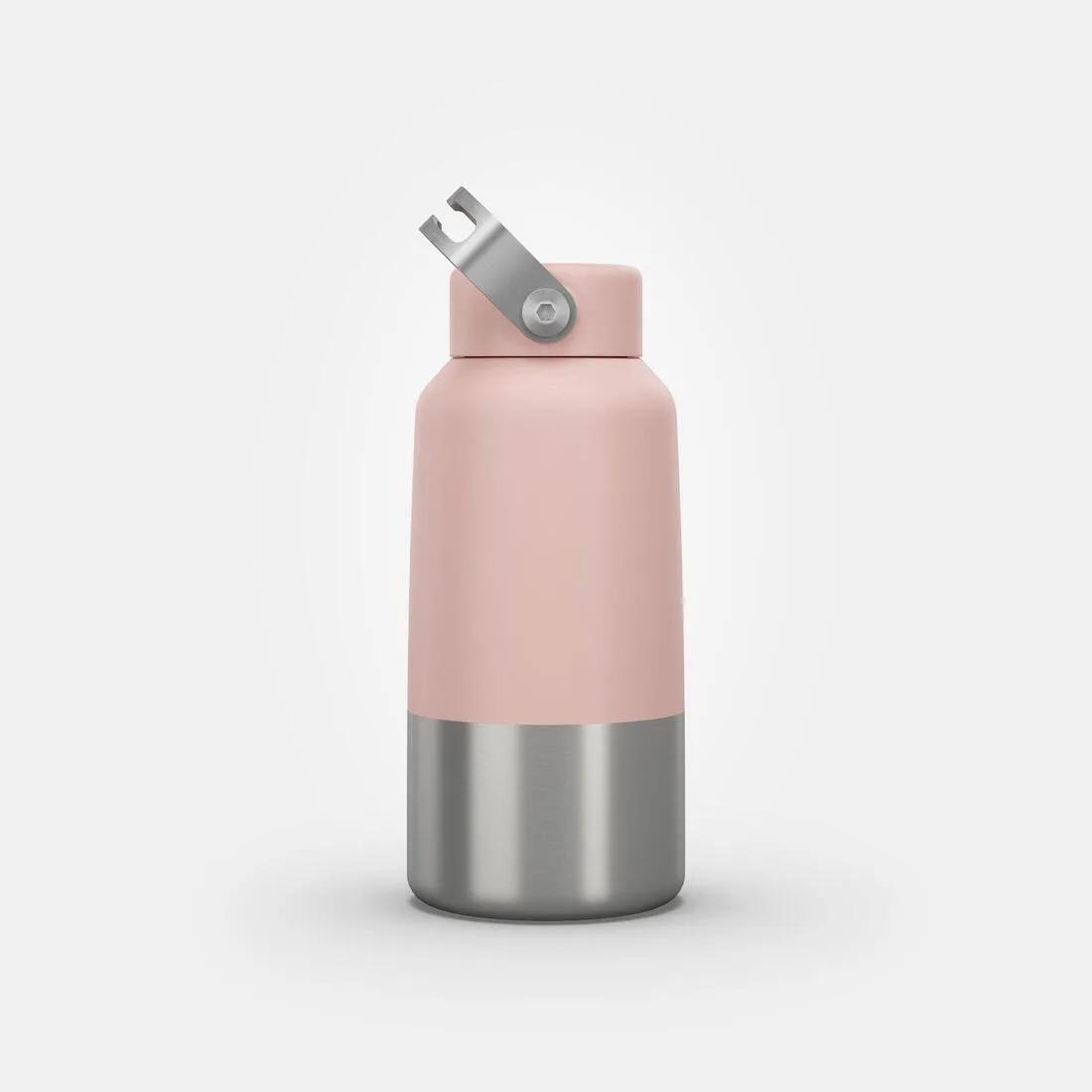 Stainless Steel Water Bottle with Screw Cap for Hiking 0.6L