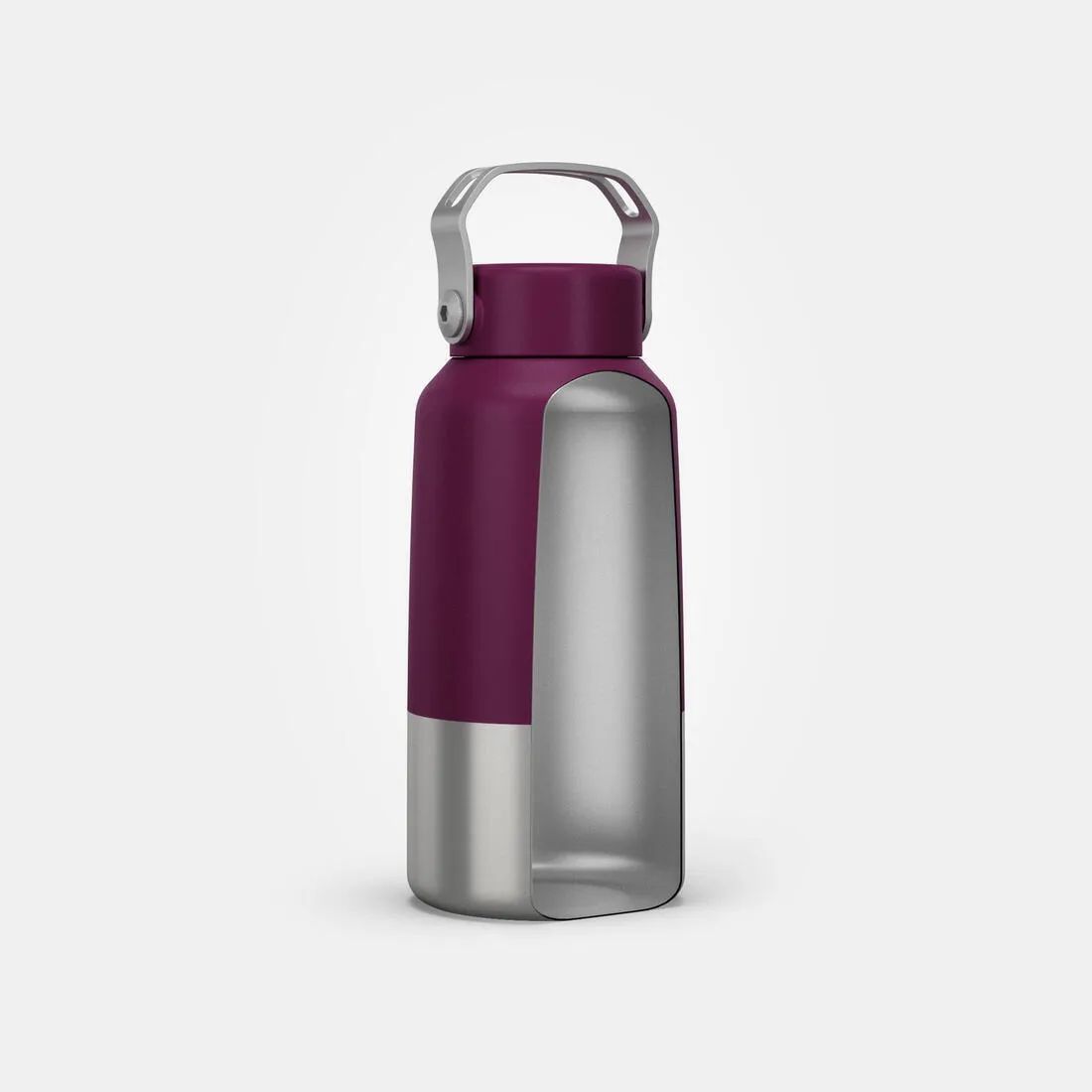 Stainless Steel Water Bottle with Screw Cap for Hiking 0.6L