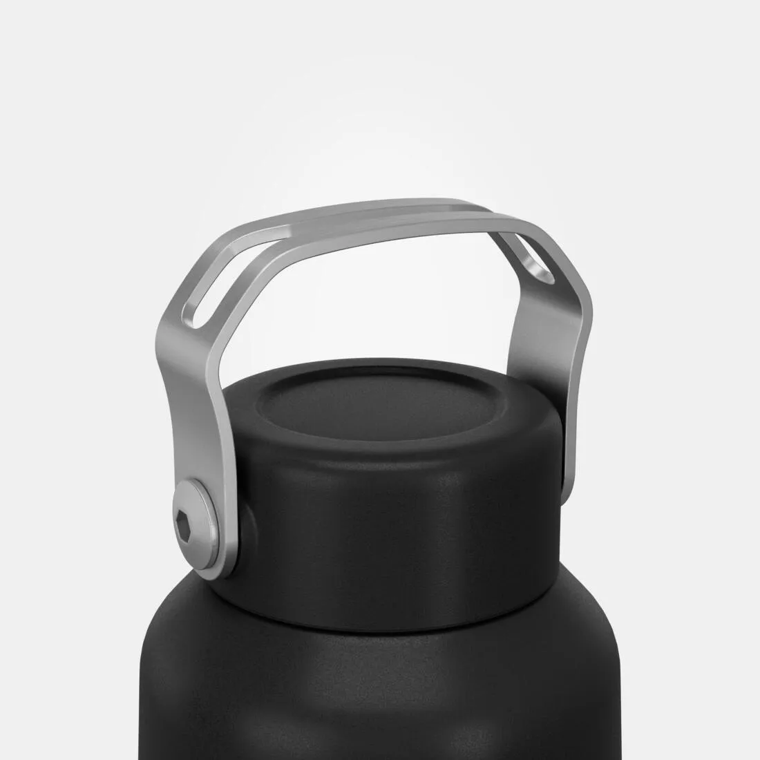 Stainless Steel Water Bottle with Screw Cap for Hiking 0.6L