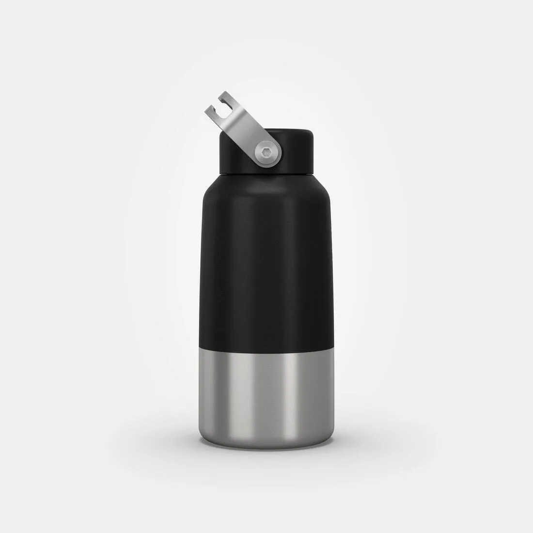 Stainless Steel Water Bottle with Screw Cap for Hiking 0.6L