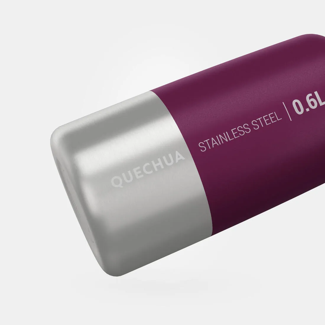 Stainless Steel Water Bottle with Screw Cap for Hiking 0.6L