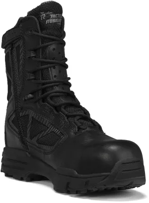 Tactical Research Men's TR CHROME TR998Z WP CT 8” Waterproof Side-Zip Composite Toe Boot