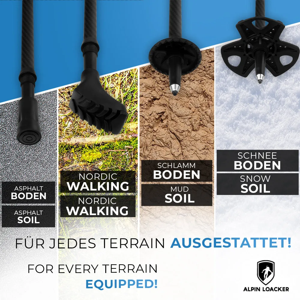 Teleskop Wanderstöcke aus Aluminium