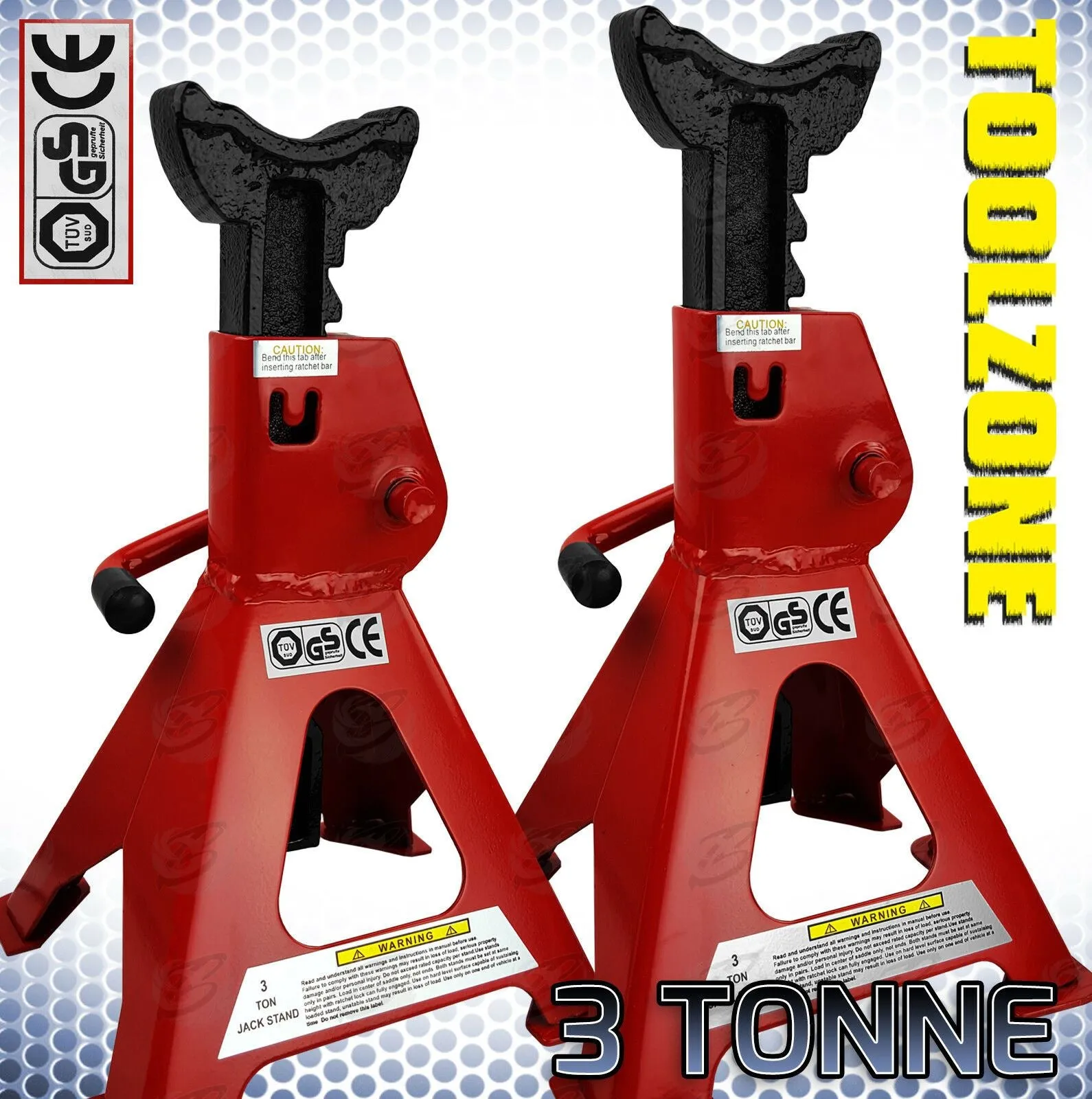 TOOLZONE 3 TON AXLE STANDS