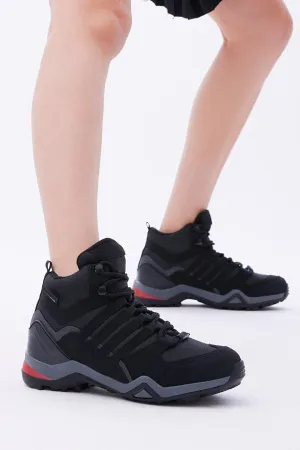 Unisex Black Smoked Trekking Boots Tb242
