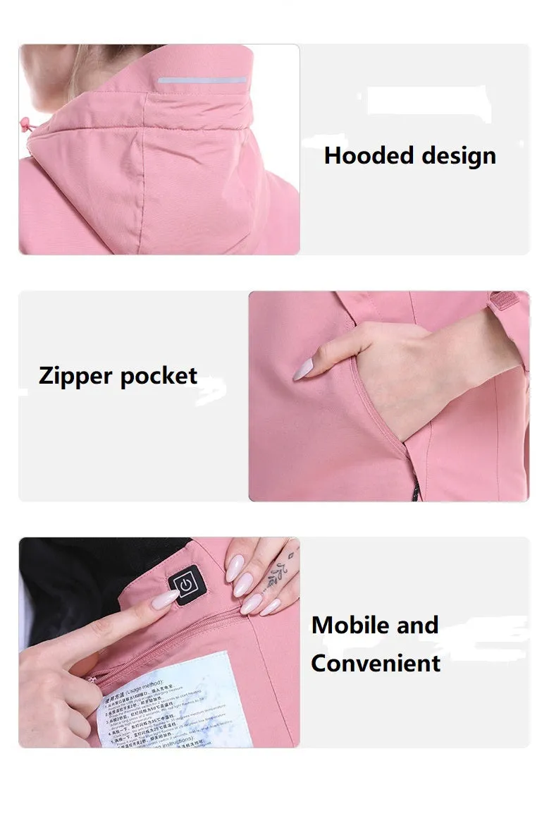 Unisex Outdoor Heated Trekking Jacket