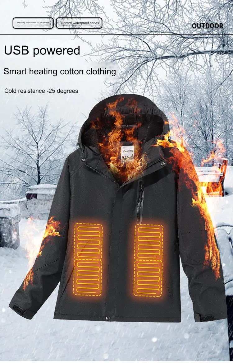 Unisex Outdoor Heated Trekking Jacket