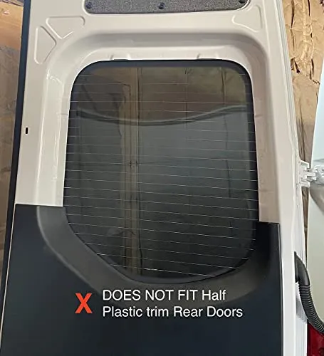 VanEssential Mercedes-Benz Sprinter (Van Year 2019 to Current) Insulated Blackout Rear Door Covers (Pair) - Cool Gray