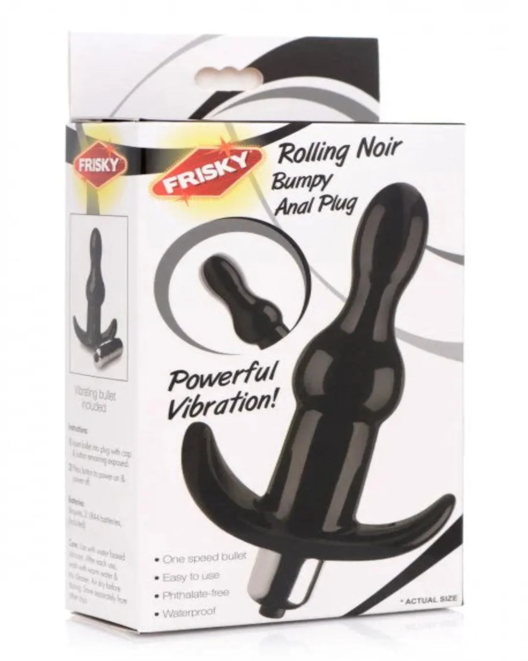 Vibrating Rolling Bumpy Jelly Anal Butt Plug With Rolling Bumps