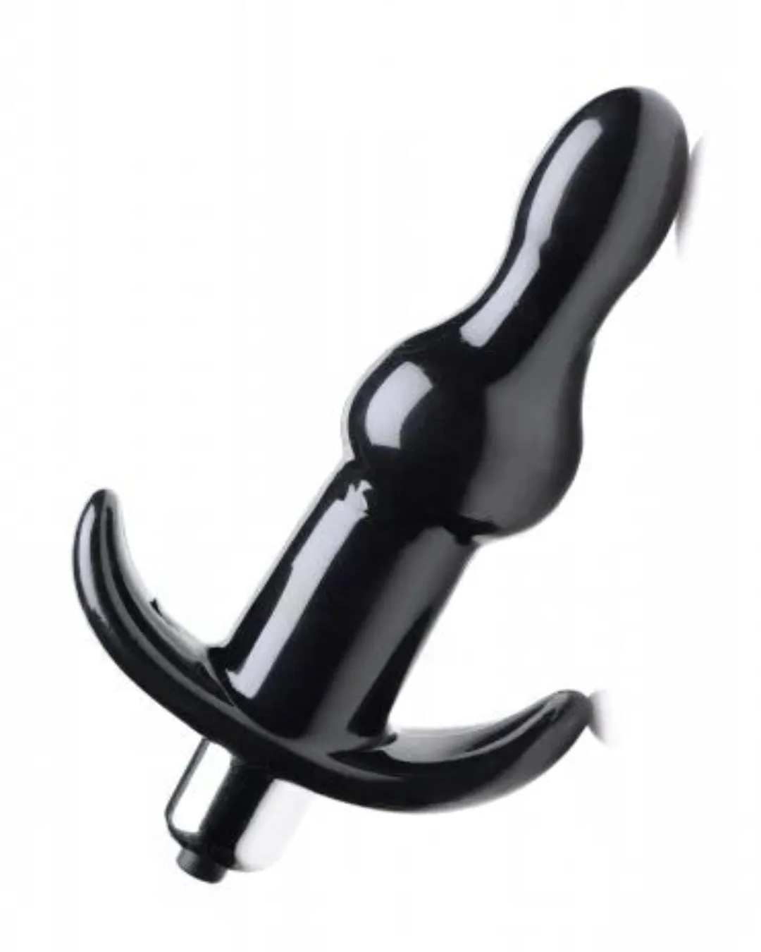 Vibrating Rolling Bumpy Jelly Anal Butt Plug With Rolling Bumps