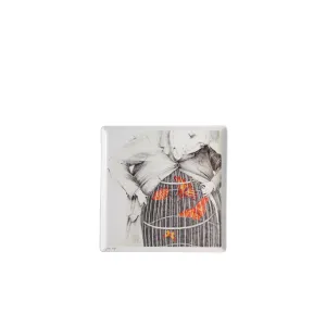 VISTA ALEGRE DECORATIVE RECTANGLE SQUARE PLATE, JOANNA CONCEJO