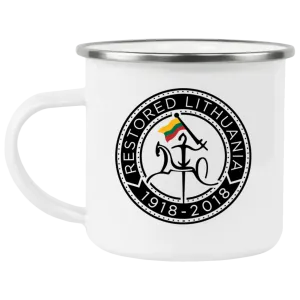 Vytis Restored - 12 oz. Enamel Camping Mug