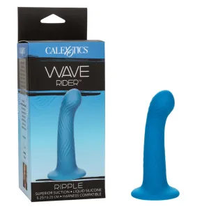 Wave Rider Ripple Dildo - Blue