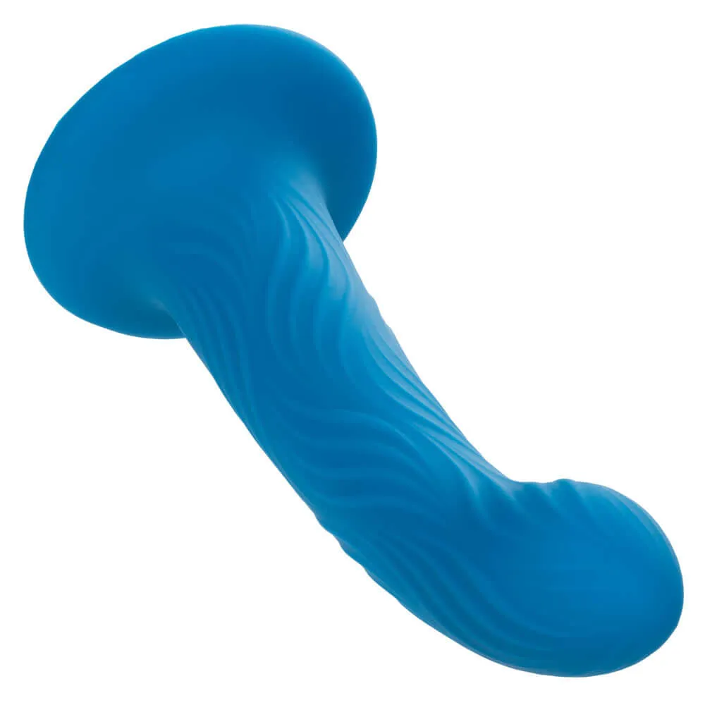 Wave Rider Ripple Dildo - Blue