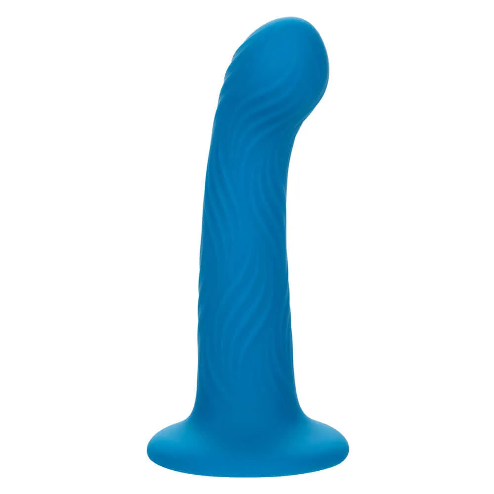 Wave Rider Ripple Dildo - Blue