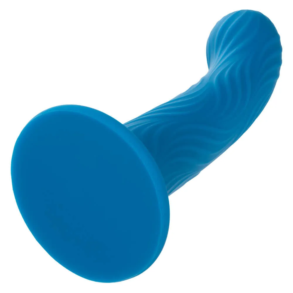 Wave Rider Ripple Dildo - Blue