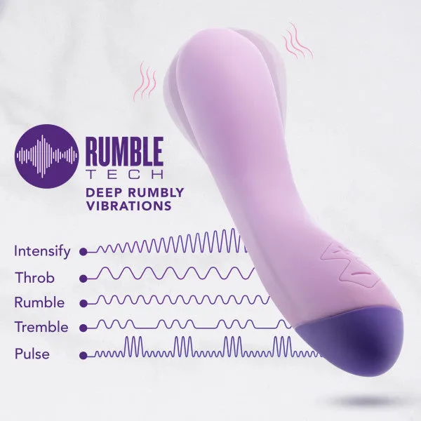 Wellness G Curve Rumbly Waterproof Silicone G-Spot Vibrator