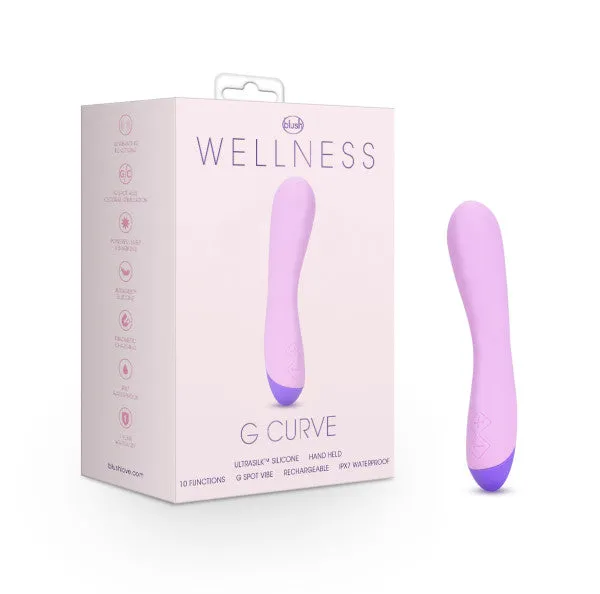 Wellness G Curve Rumbly Waterproof Silicone G-Spot Vibrator