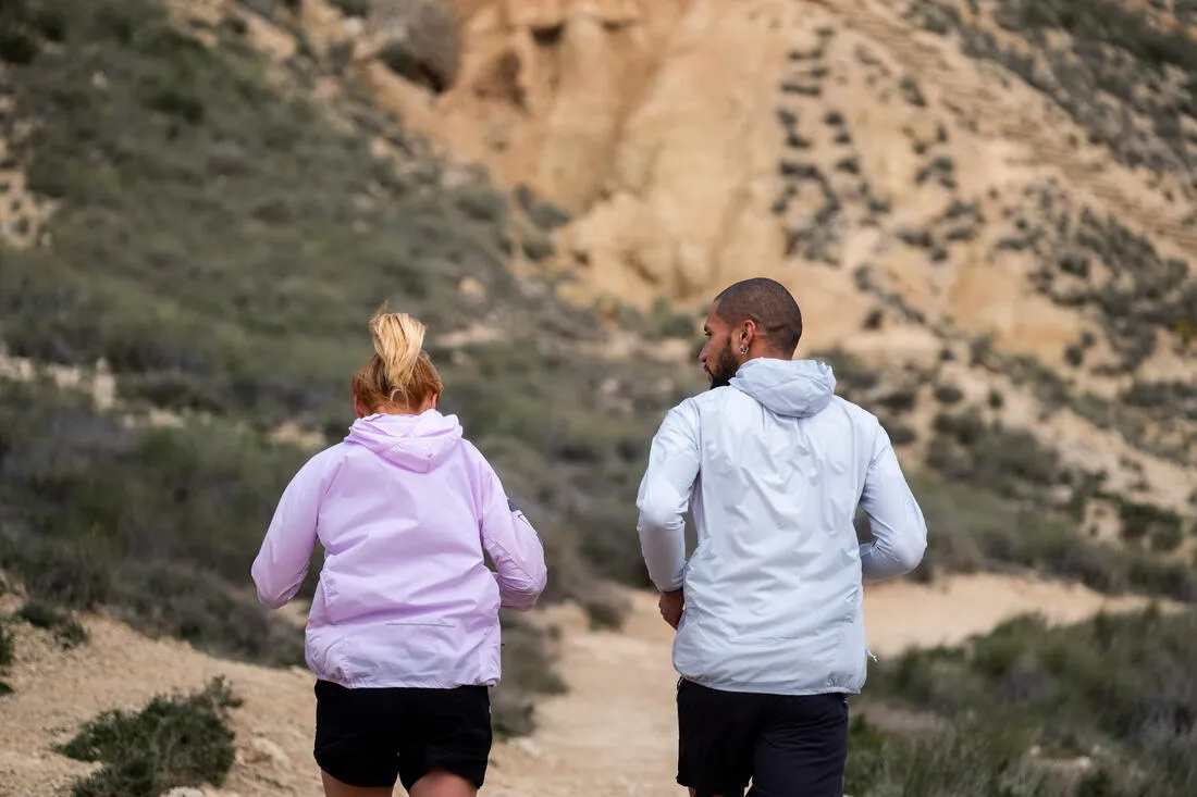 Women's Running & Trail Running Windproof Jacket - KIPRUN Run 900 Wind - Lilac