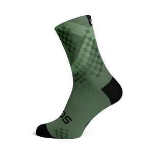 X Olive Socks