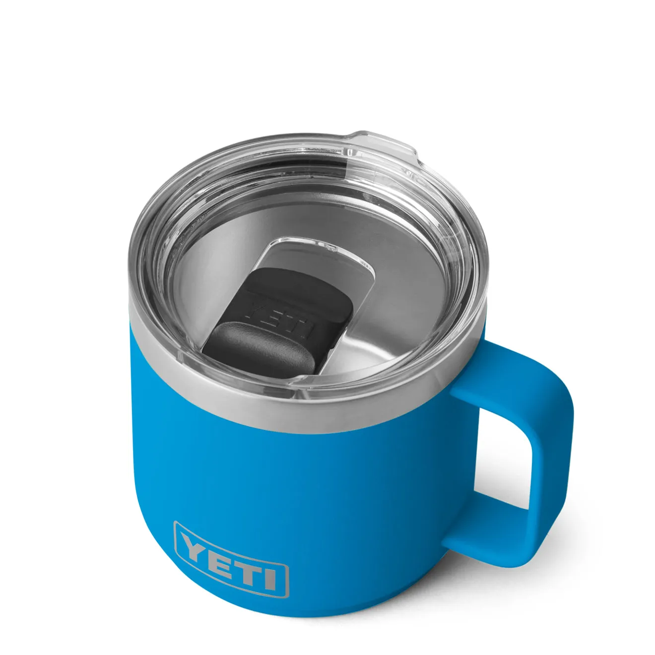YETI Rambler 14oz Stackable Mug Big Wave Blue