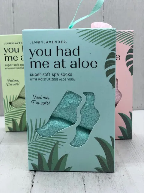 You Had Me at Aloe Spa Socks