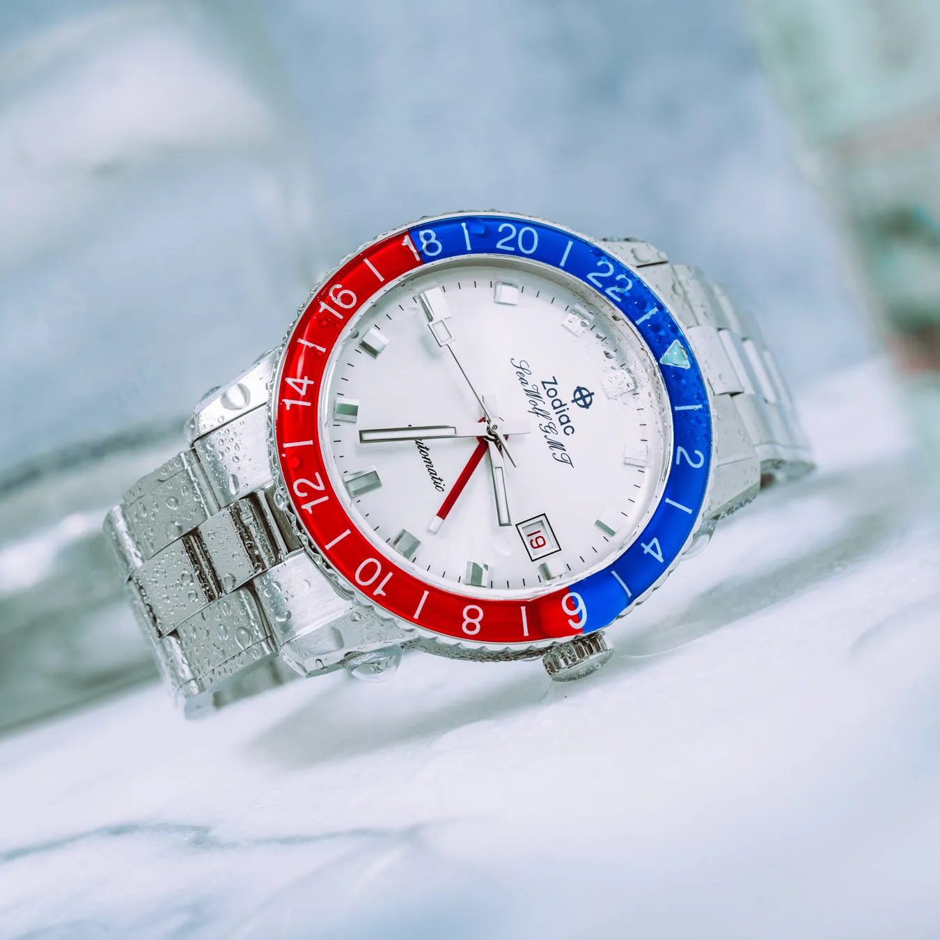 Zodiac Sea Wolf GMT 'Crystal' Topper Edition ZO9408